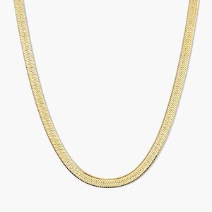 Mejuri Bold Herringbone Chain Necklace